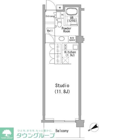 PERCH南青山の物件間取画像